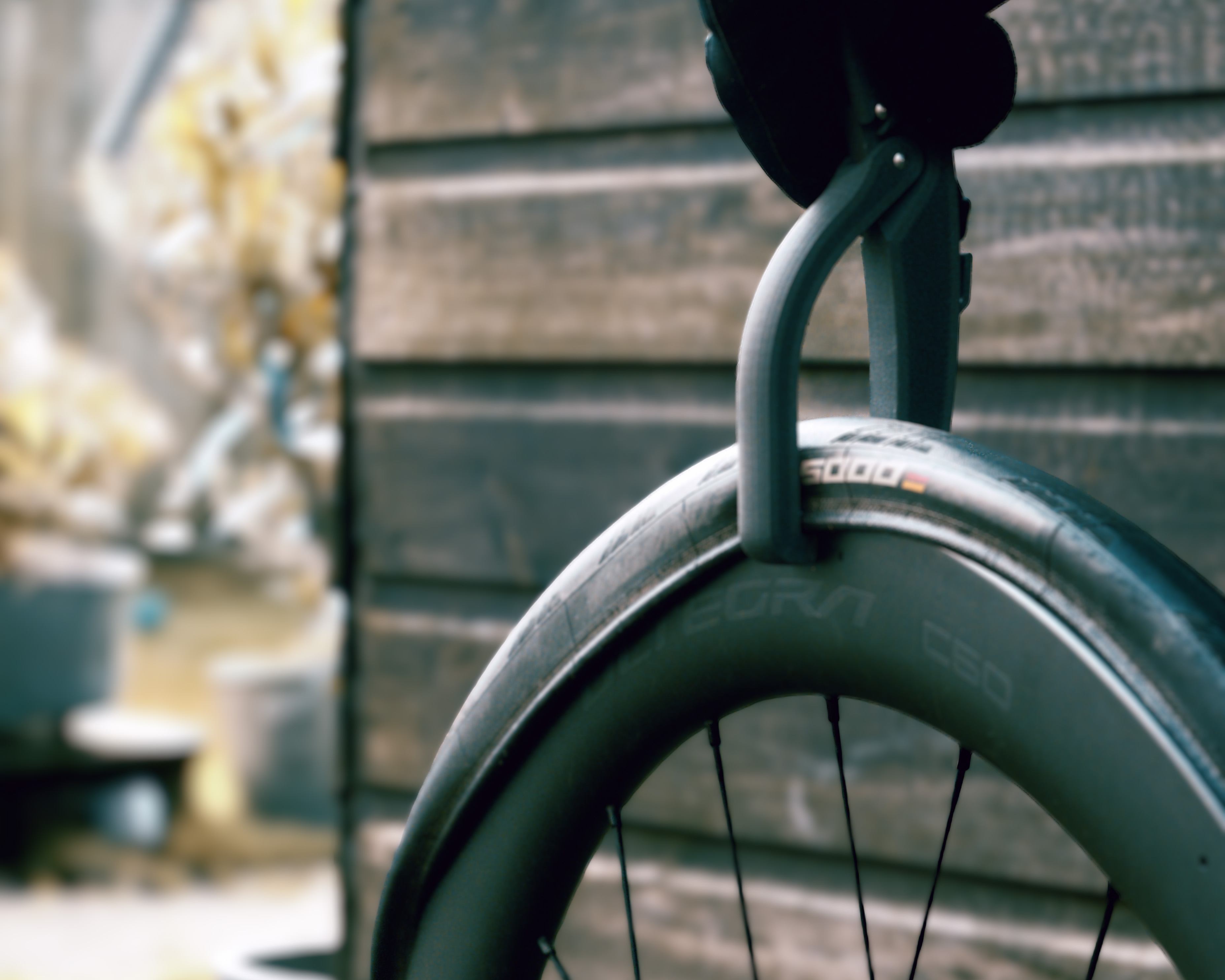 PLAced Tirer tyre lever in use with tire